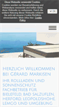 Mobile Screenshot of gerard-markisen.de